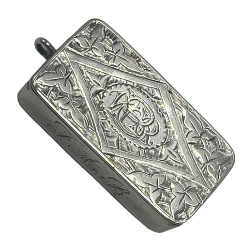 Leaf engraved silver - leaf,