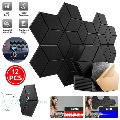 12pcs acoustics foam - acoustics, wall