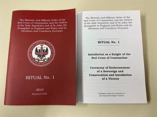 Masonic ritual books the - ritual, red
