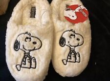 New Girls Snoopy &Peanuts Slippers Size S By William Lamb