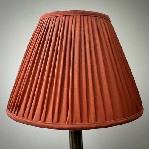 Burnt orange pleated - burnt,