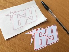 Nicky Hayden No69 2009 Race Number (Small Pair)