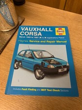 Vauxhall Opel Corsa B GSI 16v Haynes Workshop Repair Manual