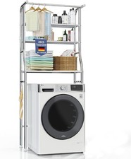 Washing Machine Toilet Storage FOR AUCTION Over The Washer and Dryer Storage 