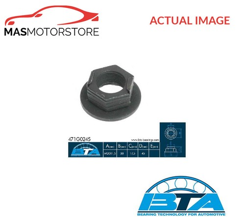 Nut stub axle - nut,