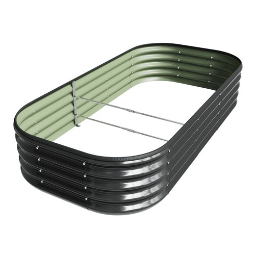 Galvanised steel raised - raised, garden