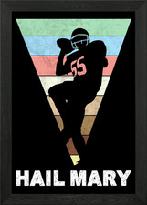 American Football Team Framed