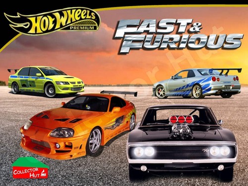 Hot wheels premium fast - hot, &