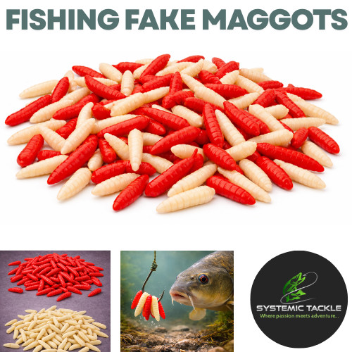 Fake maggots artificle worm - fake,