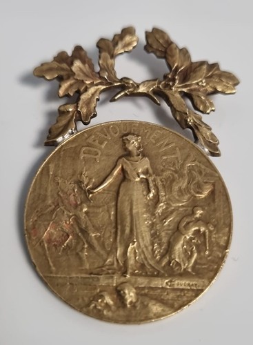 French medal devotion - medal,