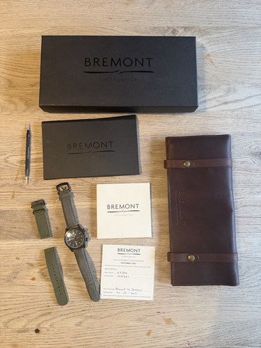 Bremont black men s watch - black, men's