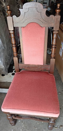 Dark wood dining chairs - dining, and