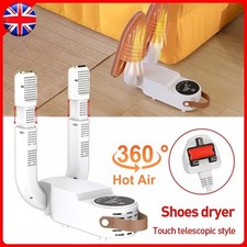 4 Timer Portable Electric Shoe Boot Dryer Glove Warmer Heat Blower Socks Boot UK
