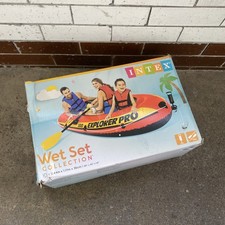Intex Explorer Pro 300 Set Inflatable Boat with Oars and Pump - EX DISPLAY