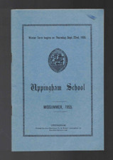 Uppingham School Midsummer 1955 stapled booklet