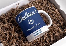 Personalised Chelsea Football 11oz Mug
