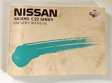 Nissan Model C22 Series Owner's Manual, 1989 No. OM8E-0C22G1  (e507)