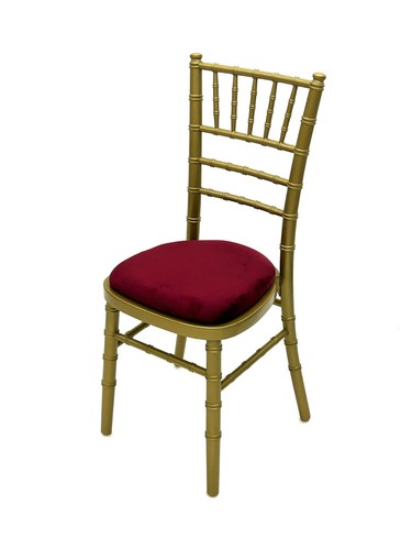 Gold chiavari chairs with red - chairs,