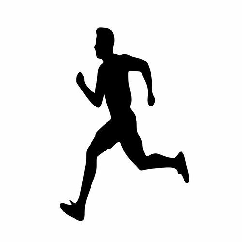 Jogger stickers 15cm 10cm - jogger,
