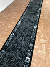 Black grey carpet - grey, long