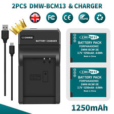 2Pcs Battery DMW-BCM13