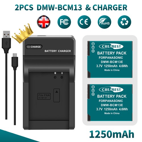 2pcs battery dmw bcm13 - 2pcs, dmw-bcm13