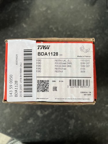 Trw bda1128 carrier brake - trw,
