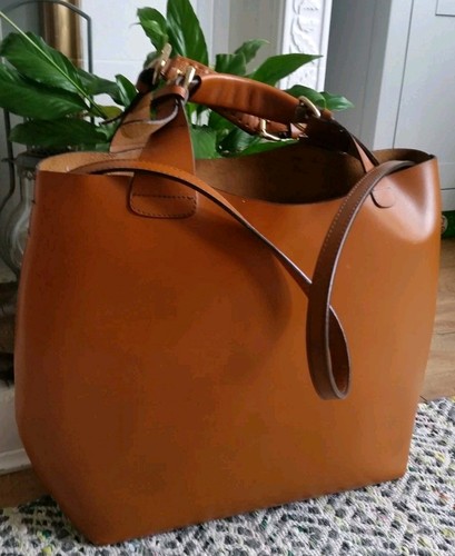 Zara buffalo leather - leather, tote