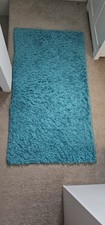 Teal Shaggy Rug 60x110cm
