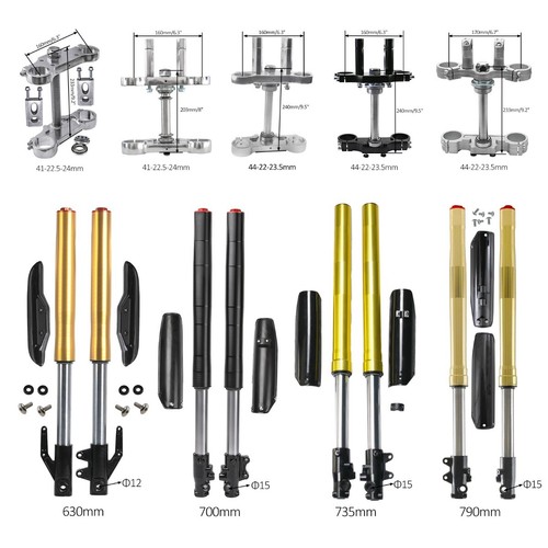 48mm front forks triple - 45/48mm,