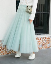 Lady Mesh Skirt Sheer Net