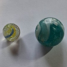 Vintage glass marbles - 2,