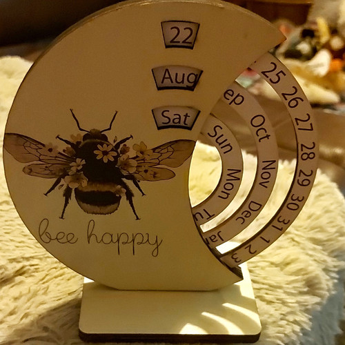 Bee theme wooden perpetual - theme,
