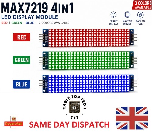 Max7219 dot matrix module 8x32 - max7219,
