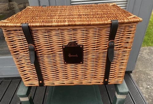 Harrods wicker laundry hamper - harrods,