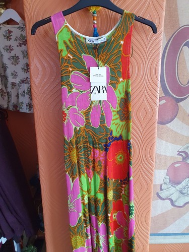 New zara bright - floral, maxi