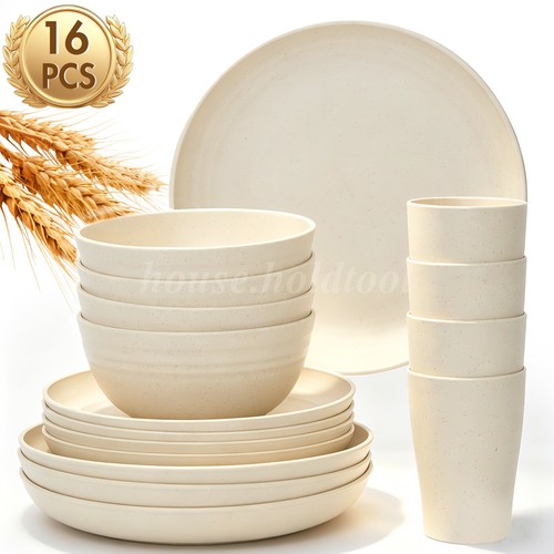 32pcs wheat straw - wheat, dinnerware
