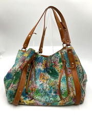 Stuart Weitzman for Russell & Bromley hobo tote bag rainbow snakeskin medium B1