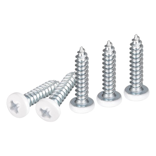 10x1 white screws - 100pack,