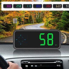 Car Head Up Display HUD Over Speed Warning OBD2 GPS Speedometer Projector Alarm