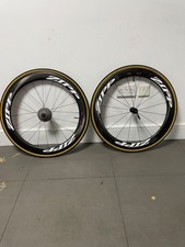 Zipp 404 Firecrest rim brake wheelset with upgraded Hope RS4 rear hub.