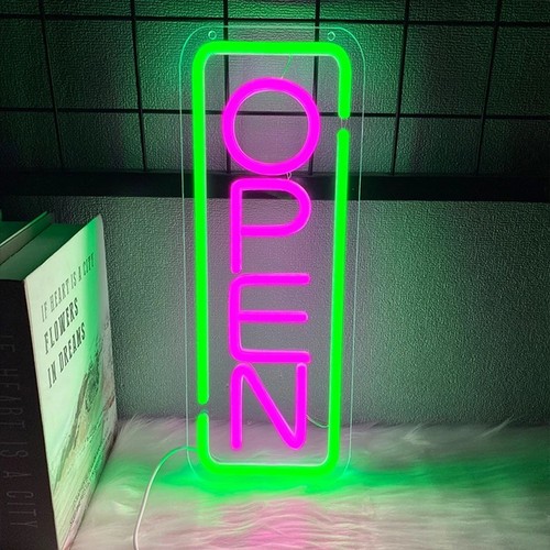 Led shop open neon - led,