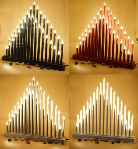 Christmas wood candle bridge - christmas,