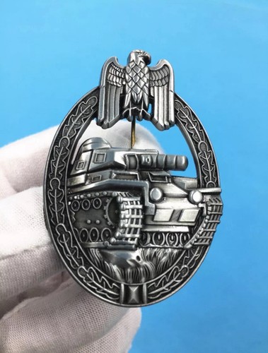 German armored tank - tank, enamel