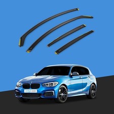 BMW 1 Series F20 2011-2019 5 Door Hatchback Wind Deflectors 4pc Tinted