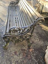 Heavy Cast iron garden bench Antique 2 Meter  Victorian Foundry Coalbrookdale