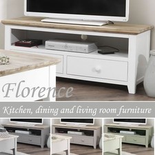 TV Unit Cabinet Stand. Wooden Living Dining Room Florence Furniture ASSEMBLED