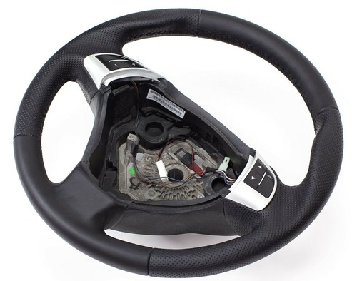 Leather steering wheel - steering, new