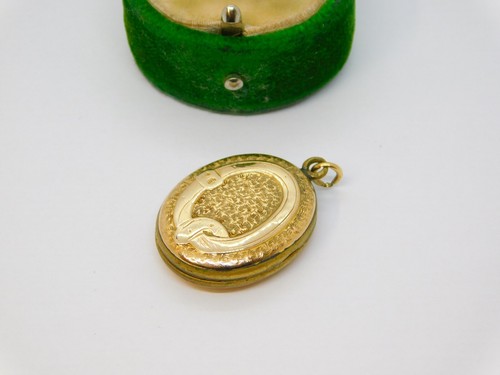 Victorian 9ct gold back - gold,