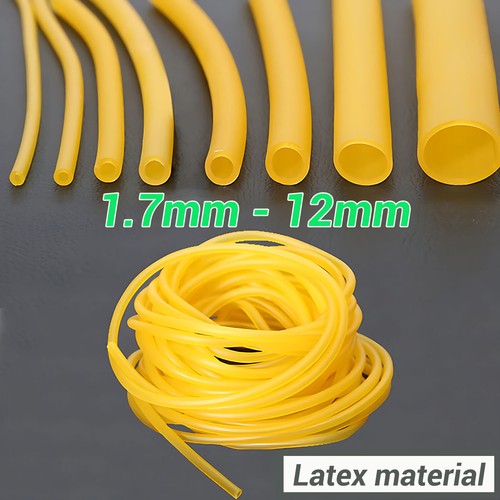 Natural latex rubber hose - natural,